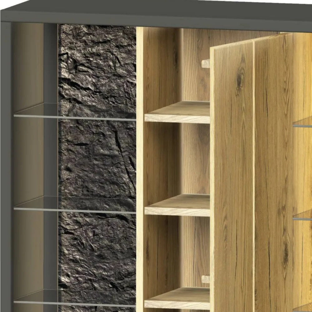 Wohnzimmer Highboard Ostoro*Pharao24 New