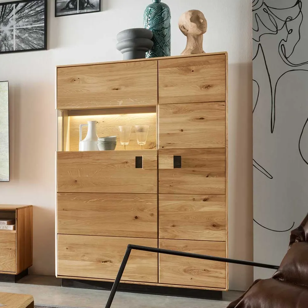 Online Wohnzimmer Highboard Seldran Vitrinenschrank|Stauraumvitrinen
