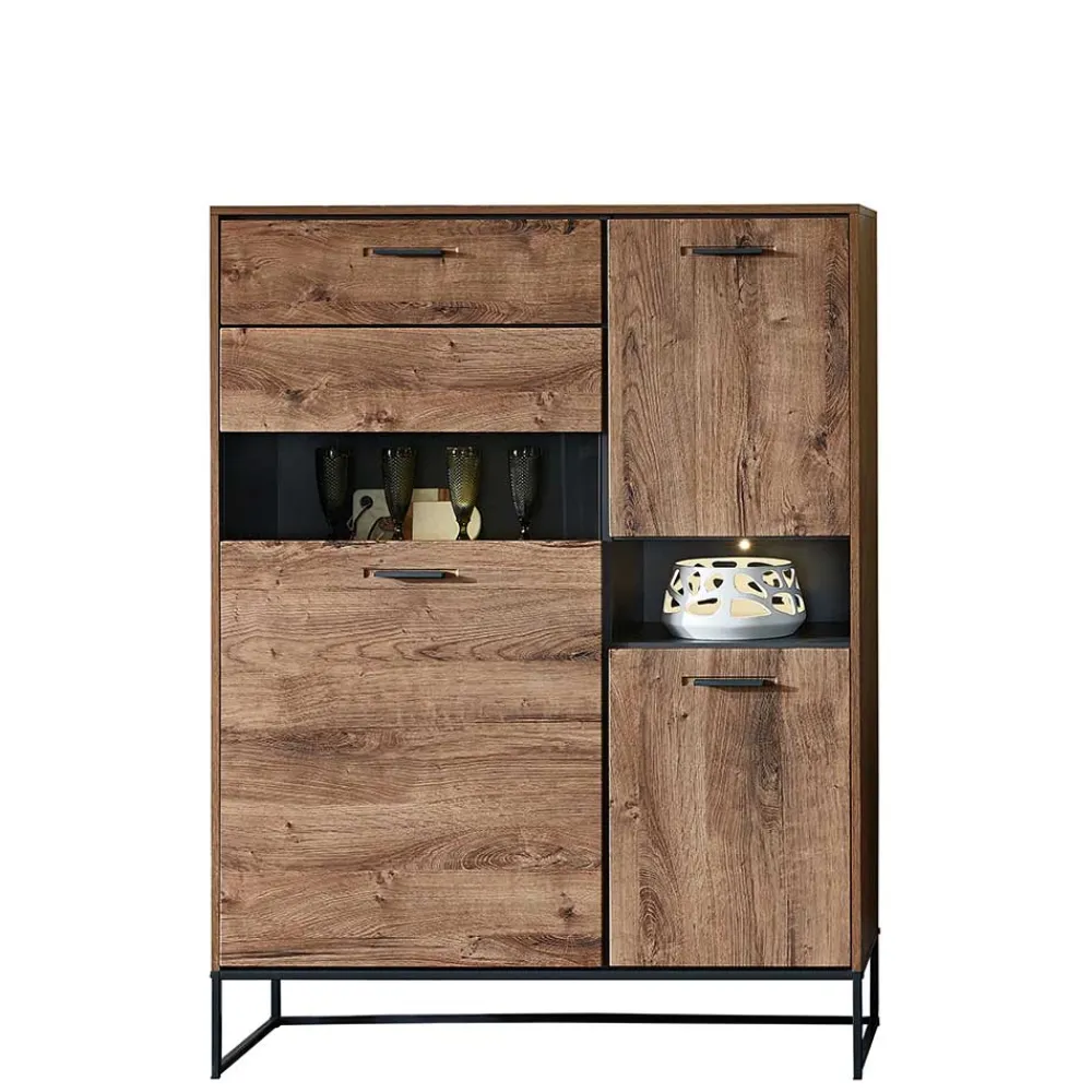 Wohnzimmer Highboard Washton*Pharao24 Best