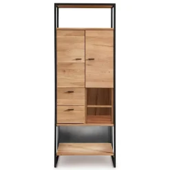 Outlet Wohnzimmer Schrank Teomata Vitrinenschrank