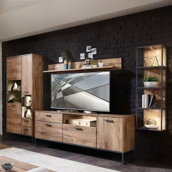 Discount Wohnzimmer Schrankwand Washton Wohnzimmerschrank|Wohnwand 300 Cm