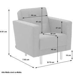 Wohnzimmer Sessel Loytima*Pharao24 New