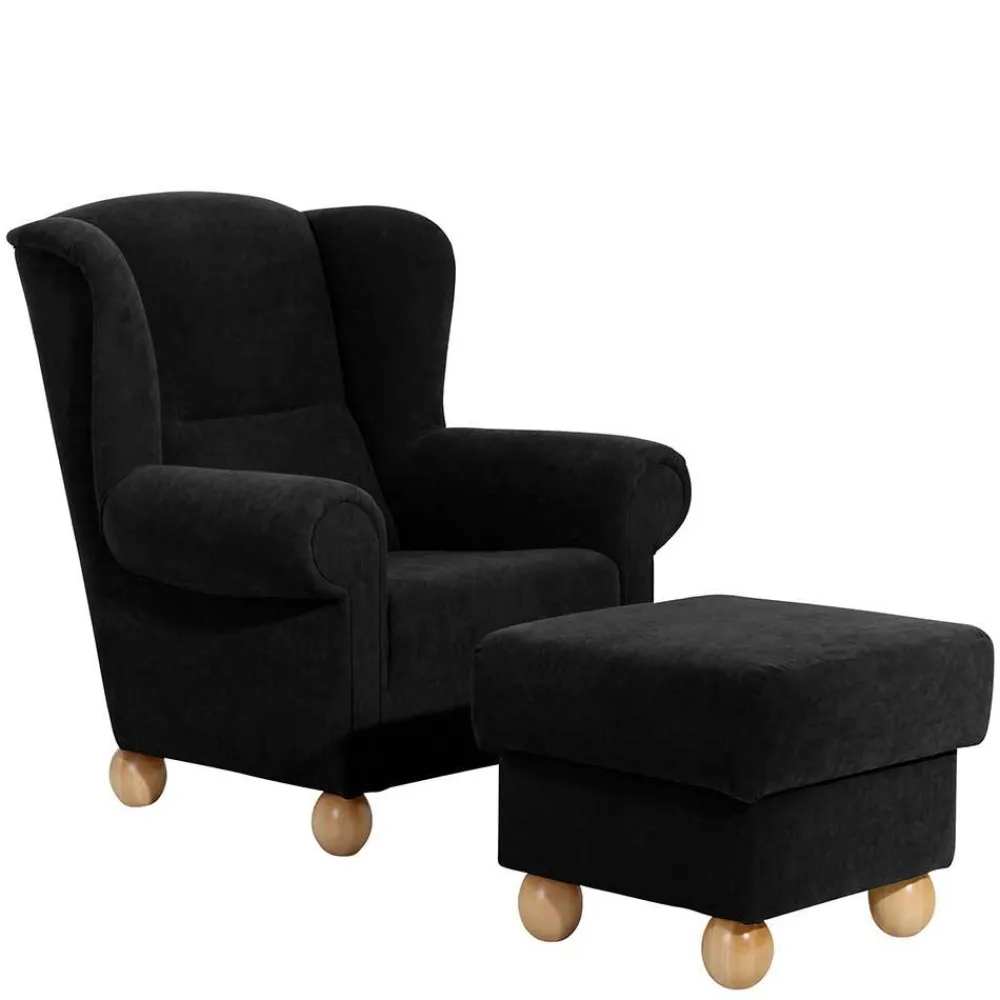 Outlet Wohnzimmer Sessel Rick Ohrensessel|Relaxsessel