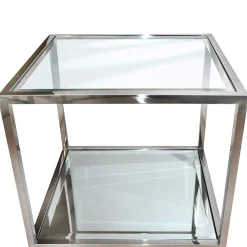 Outlet Wohnzimmer Tisch Satz Juareza Glastische