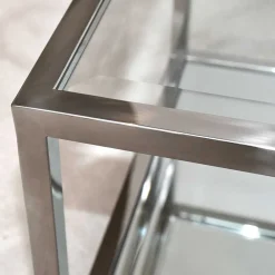 Outlet Wohnzimmer Tisch Satz Juareza Glastische