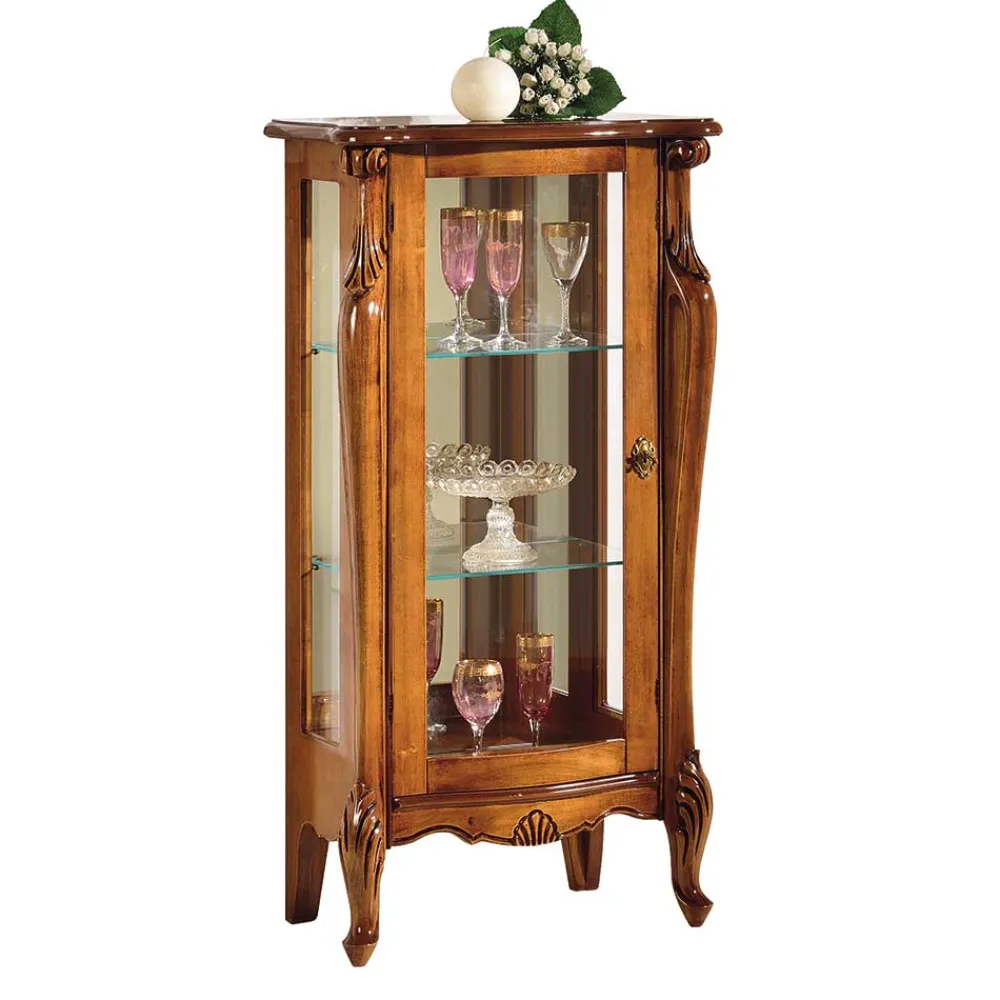 Clearance Wohnzimmer Vitrine Savolina Stauraumvitrinen