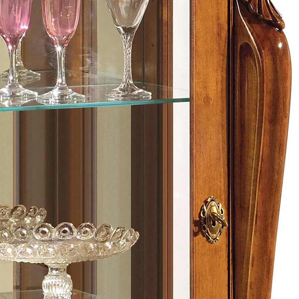 Clearance Wohnzimmer Vitrine Savolina Stauraumvitrinen