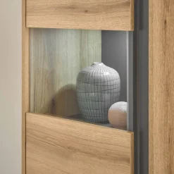 Wohnzimmer Vitrinenschrank Castilla*Pharao24 Clearance