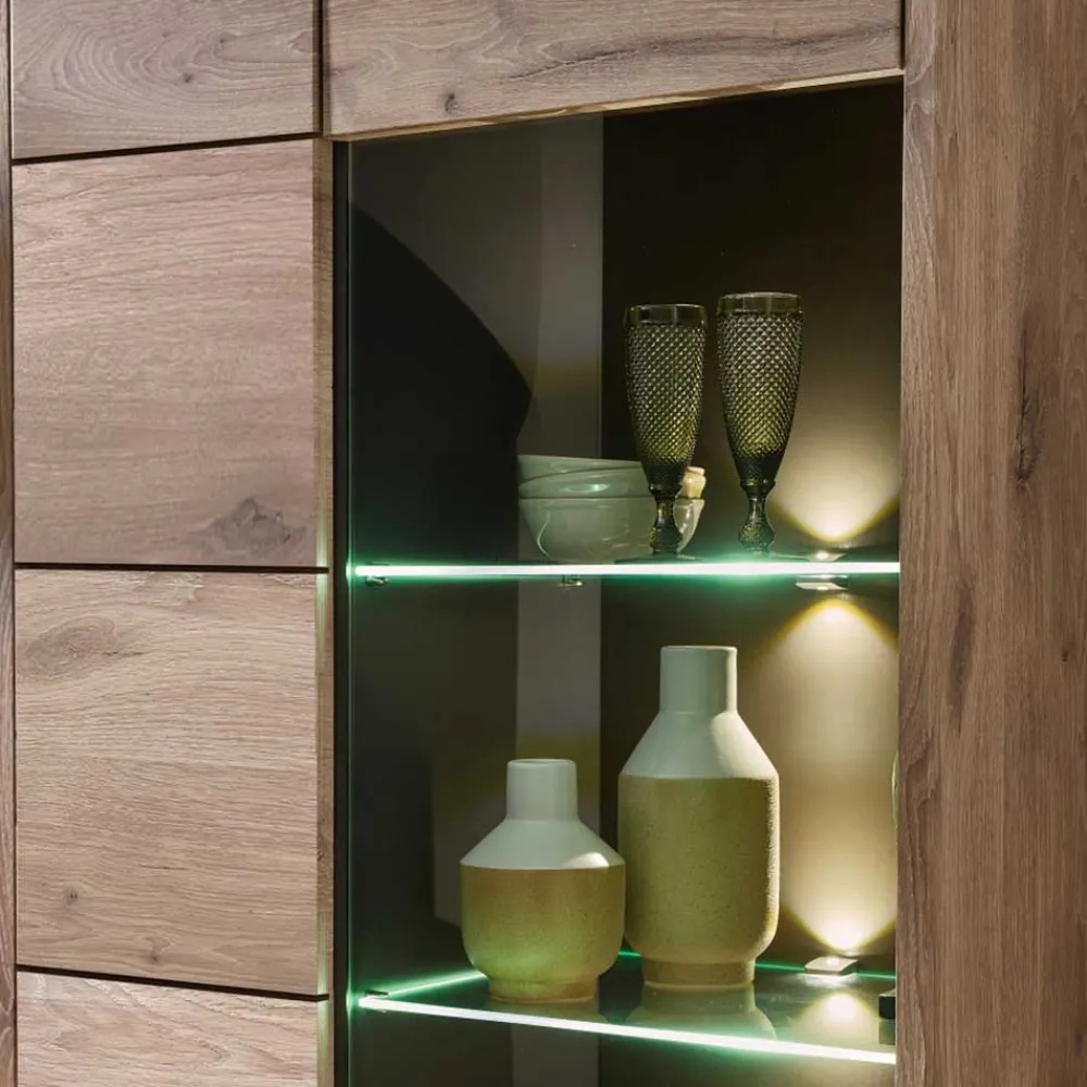 Wohnzimmer Vitrinenschrank Griffin*Pharao24 Sale