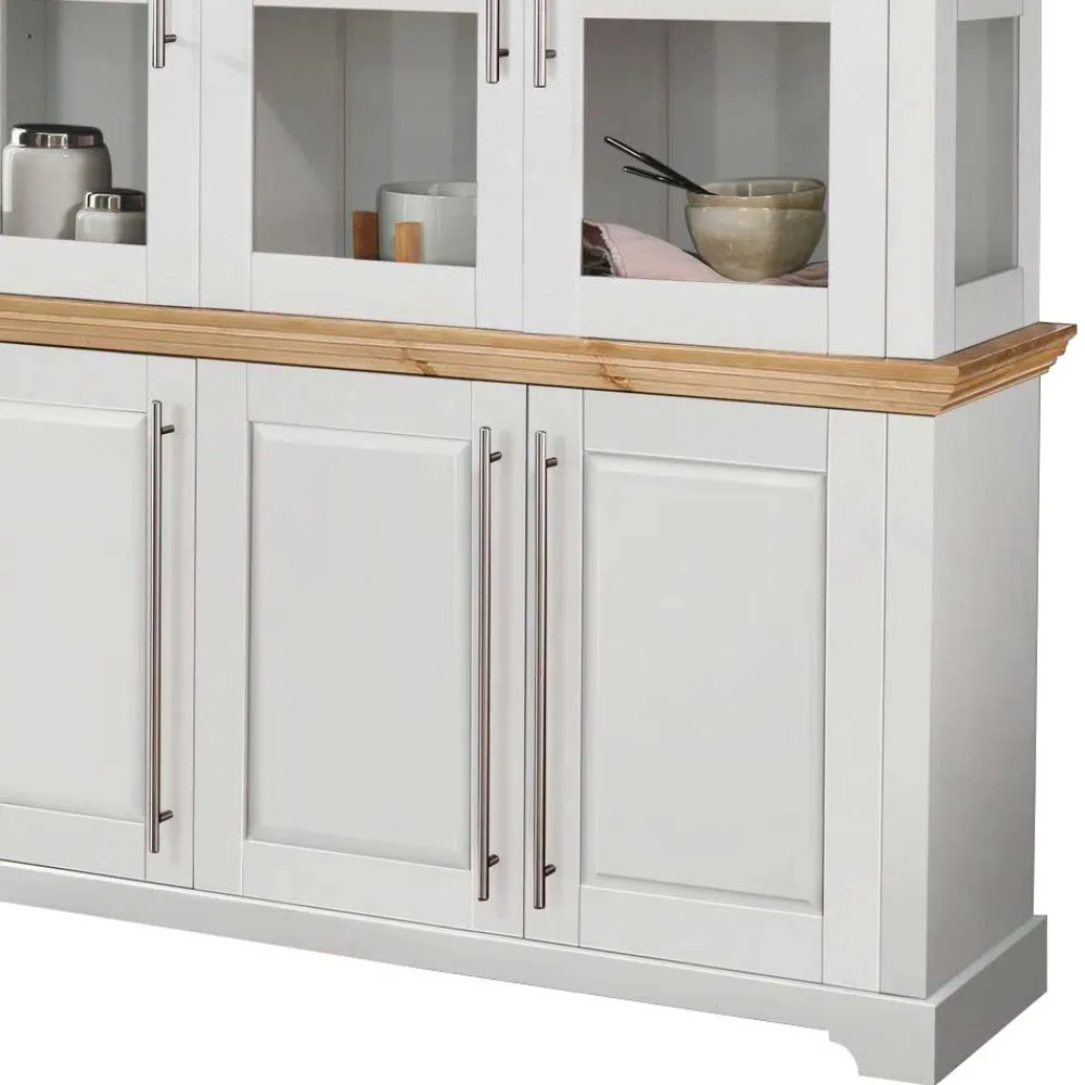 Wohnzimmer Vitrinenschrank Mevidra*Pharao24 Discount