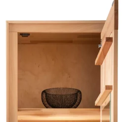 Wohnzimmer Vitrinenschrank Olmedo Massivholzmöbel|Vitrinenschrank