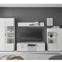 New Wohnzimmeranbauwand Paros Wohnwand 300 Cm|Moderne Wohnwände