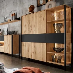 Discount Wohnzimmerschrank Despinia Massivholzmöbel|Wohnzimmerschrank