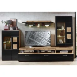 Wohnzimmerschrankwand Beldar*Pharao24 Discount