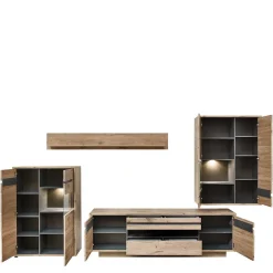 Best Wohnzimmerschrankwand Griffin Moderne Wohnwände