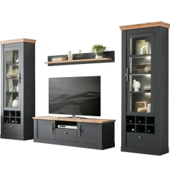 Sale Wohnzimmerschrankwand Saridio Wohnwand 300 Cm