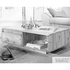 Hot Wohnzimmertisch Eridia Massivholzmöbel|Wohnzimmertisch