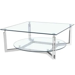 Clearance Wohnzimmertisch Uwida Glastische