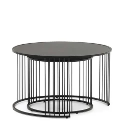 Online Wohnzimmertische schwarz Herbs Glastische