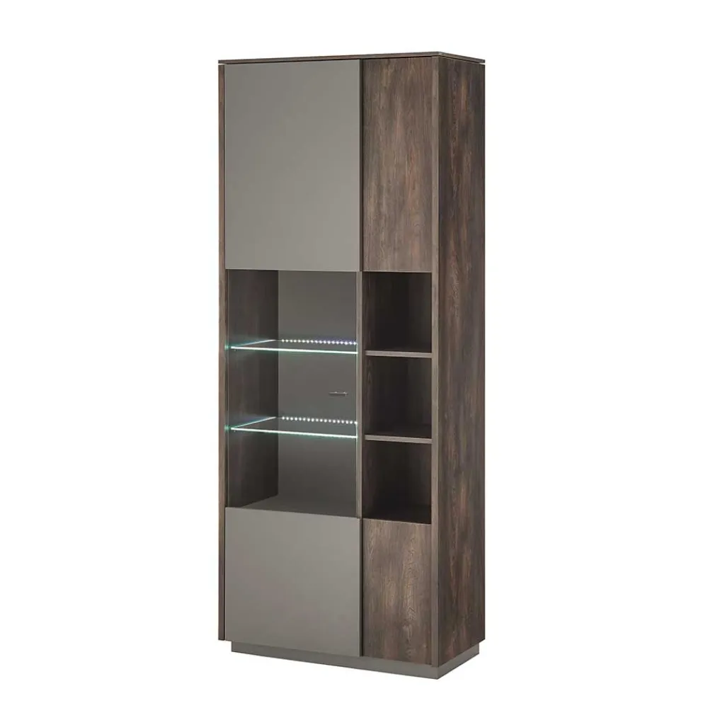 Clearance Wohnzimmervitrine Hanniba Stauraumvitrinen|Büchervitrinen