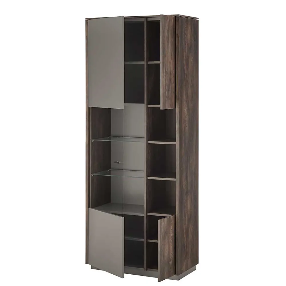 Clearance Wohnzimmervitrine Hanniba Stauraumvitrinen|Büchervitrinen