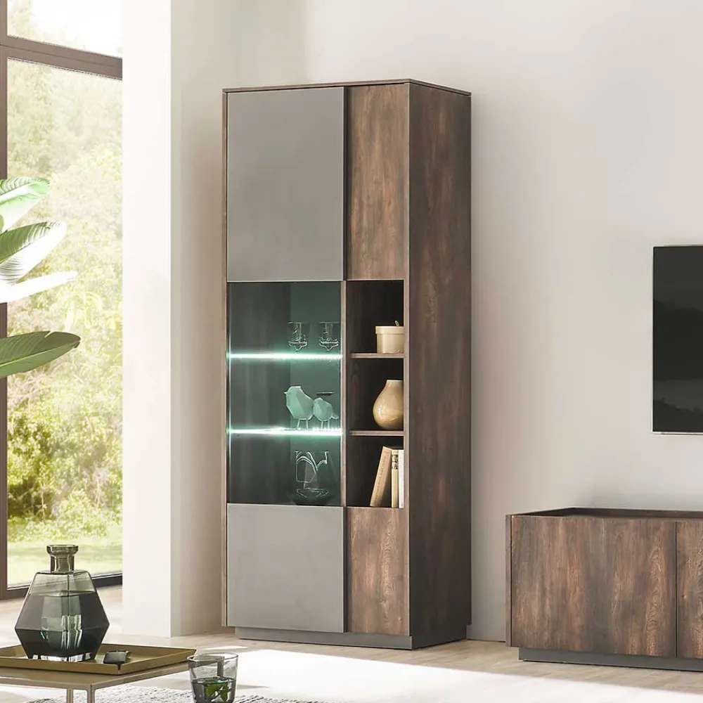 Clearance Wohnzimmervitrine Hanniba Stauraumvitrinen|Büchervitrinen