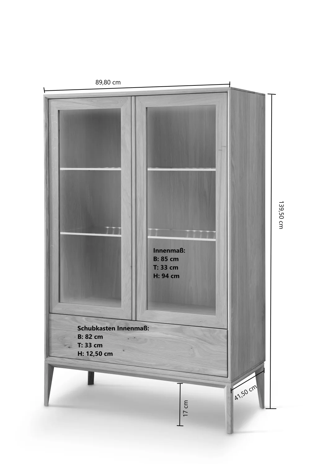 Wohnzimmervitrine modern Belafoma*Pharao24 Discount