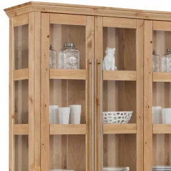 Wohnzimmervitrine Ravzan Wohnzimmerschrank|Massivholz Schränke