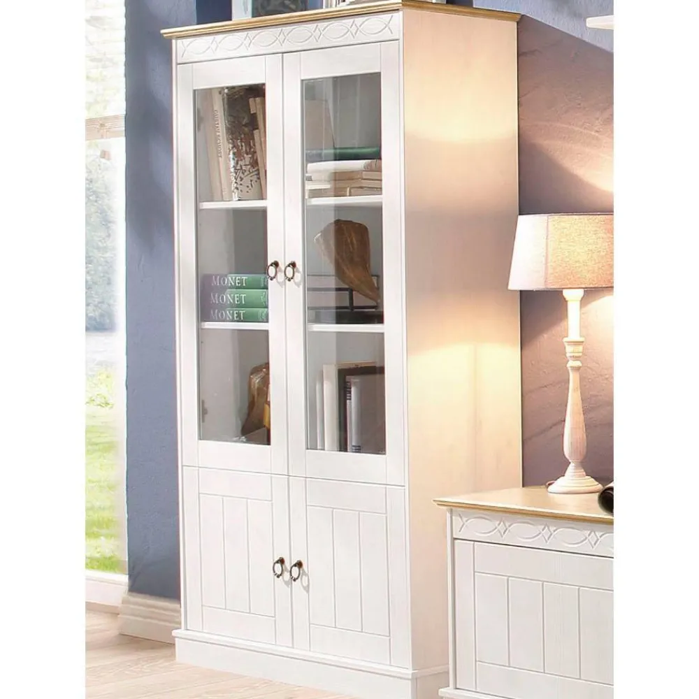 Clearance Wohnzimmervitrine Regine Vitrinenschrank|Wohnzimmervitrinen
