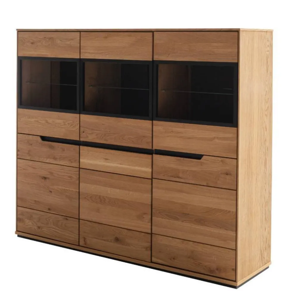 Clearance Wohnzimmervitrine Sisam Vitrinenschrank|Highboards