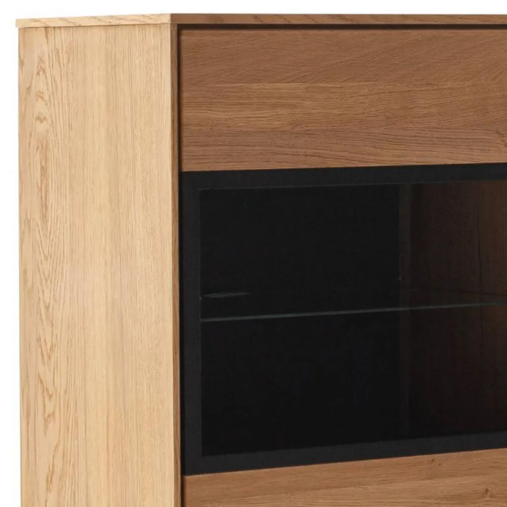 Clearance Wohnzimmervitrine Sisam Vitrinenschrank|Highboards