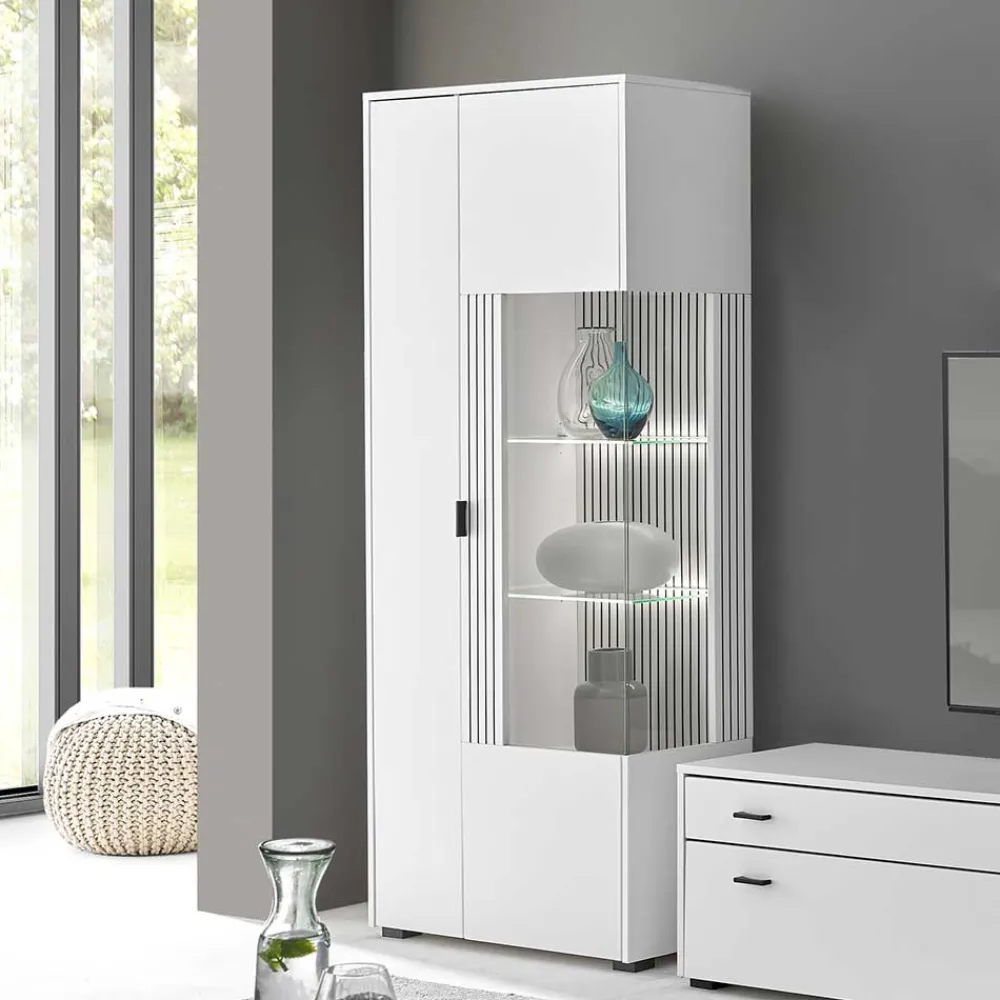 Wohnzimmervitrinenschrank Paros*Pharao24 New