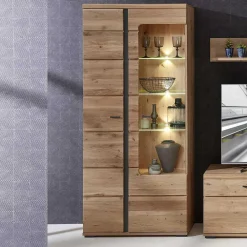 Wohnzimmervitrinenschrank Sebetino*Pharao24 Best