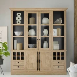 Wohnzimmervitrinenschrank Jennva Vitrinenschrank|Büchervitrinen