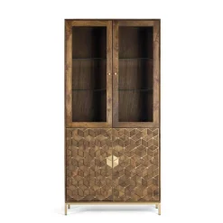 Outlet Wohnzimmervitrinenschrank Jilandro Stauraumvitrinen