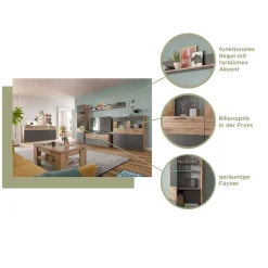 Wohnzimmervitrinenschrank Plestna*Pharao24 Outlet