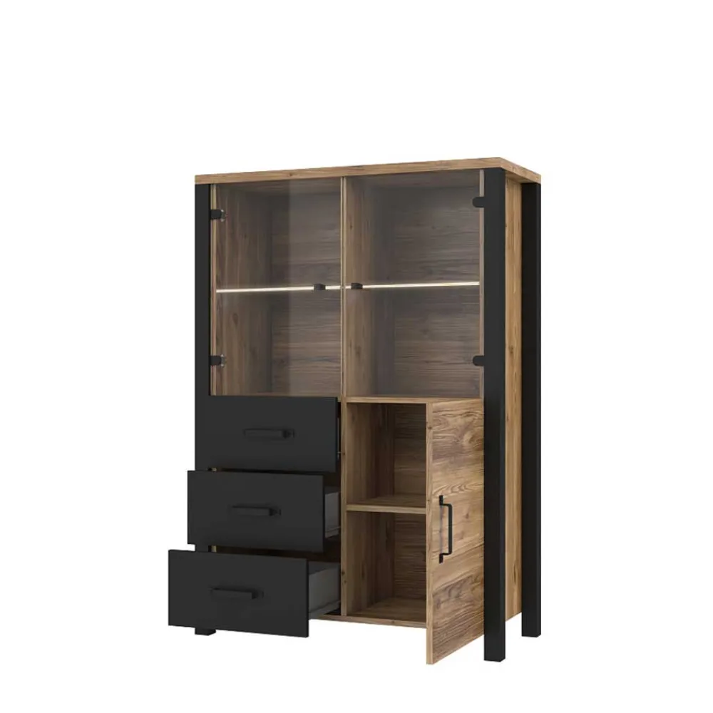 Online Wohnzimmervitrinenschrank Zepp Vitrinenschrank|Highboards