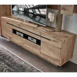 Outlet Wohnzimmerwand Griffin Wohnzimmerschrank|Wohnwand 300 Cm