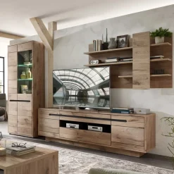 Outlet Wohnzimmerwand Griffin Wohnzimmerschrank|Wohnwand 300 Cm