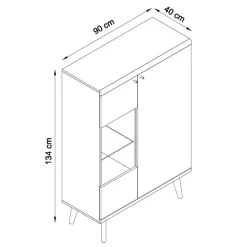 Wohnzimmerwand Levanca*Pharao24 Sale
