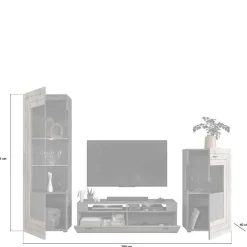 Wohnzimmerwand modern Contreros*Pharao24 Best