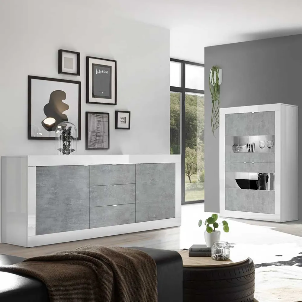 Wohnzimmerwand modern Endion*Pharao24 Best