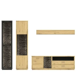 Outlet Wohnzimmerwand modern Ostoro Moderne Wohnwände|Massivholz Wohnwände