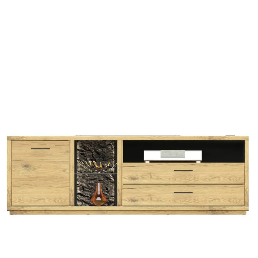 Outlet Wohnzimmerwand modern Ostoro Moderne Wohnwände|Massivholz Wohnwände