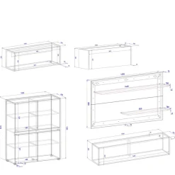 Hot Wohnzimmerwand modern Rascian Moderne Wohnwände