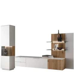 Sale Wohnzimmerwand modern Sibiuta Wohnzimmerschrank|Wohnwand 300 Cm