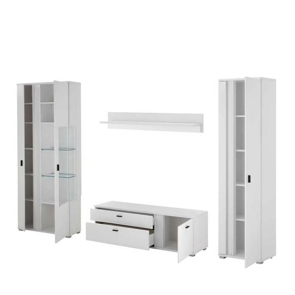 Wohnzimmerwand weiss Constantin*Pharao24 Discount