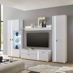 Wohnzimmerwand weiss Constantin*Pharao24 Discount