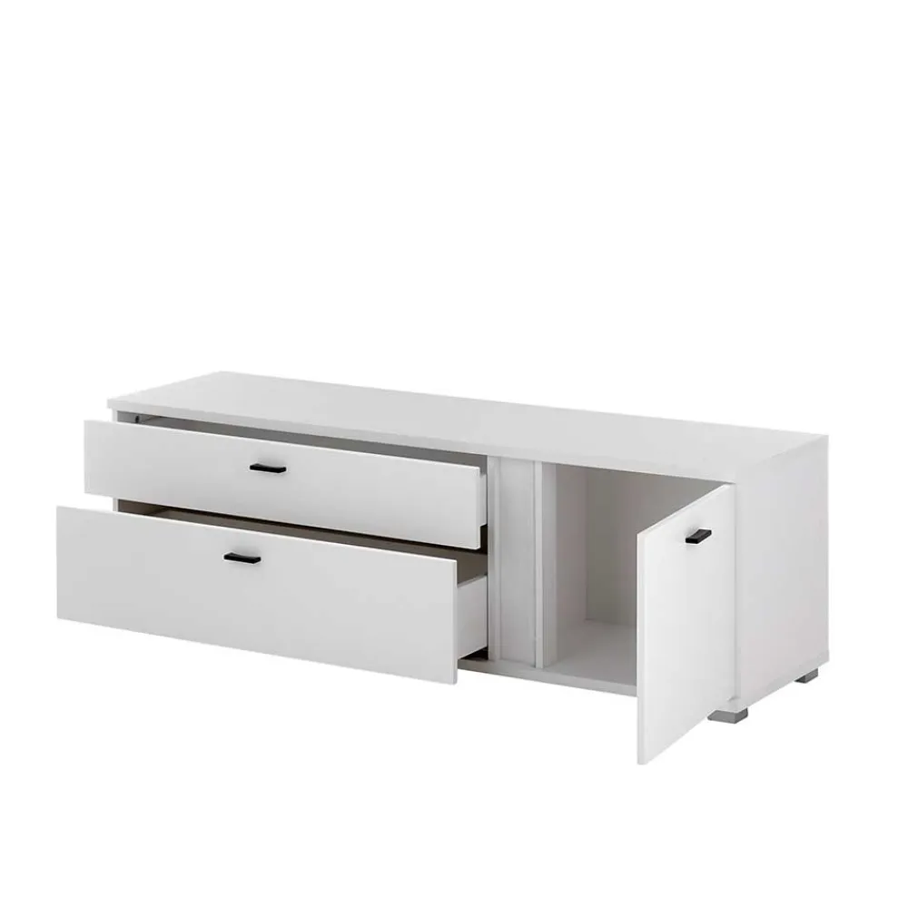 Wohnzimmerwand weiss Constantin*Pharao24 Discount