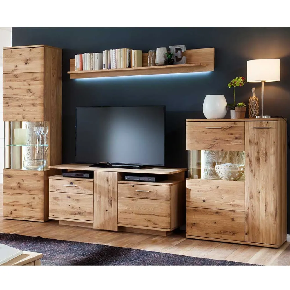 Wohnzimmerwohnwand Lamanda*Pharao24 Clearance